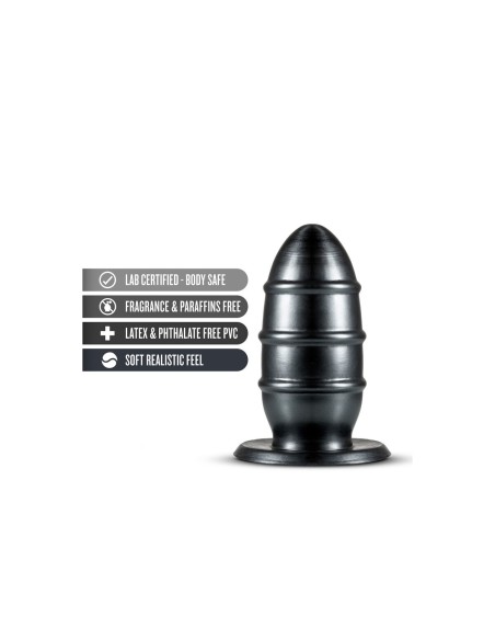 Plug Anal Blush Jet Noir (8,9 cm)