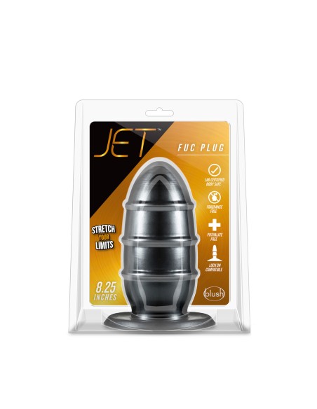 Plug Anal Blush Jet Noir (8,9 cm)