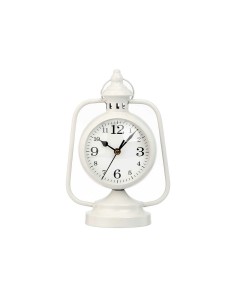 Horloge de table Lampe Blanc Métal 17 x 25 x 11,3 cm (4 Unités) 2