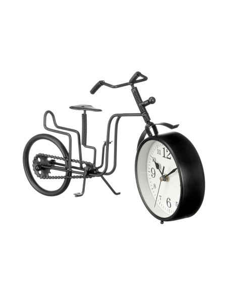 Horloge de table Bicyclette Noir Métal 33 x 21 x 4 cm (4 Unités)