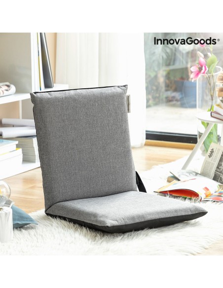Chaise de Sol Inclinable InnovaGoods Sitinel Gris Plastique (Reconditionné A)