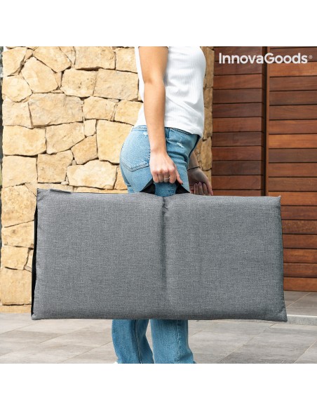 Chaise de Sol Inclinable InnovaGoods Sitinel Gris Plastique (Reconditionné A)