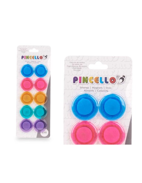 Aimants Pincello 405 Moyen Multicouleur (36 Unités)