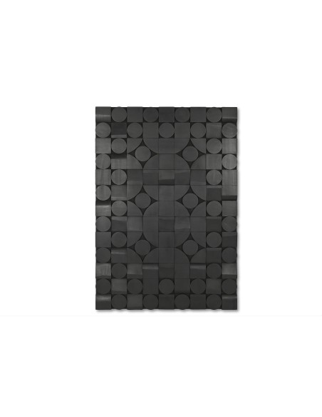 Décoration murale Home ESPRIT Noir Abstrait Moderne 81 x 3,8 x 117 cm