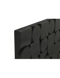 Décoration murale Home ESPRIT Noir Abstrait Moderne 81 x 3,8 x 117 cm 2