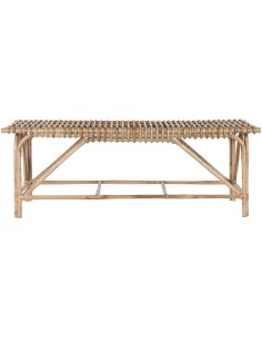 Banquette Home ESPRIT Naturel osier 130 X 46 X 47 cm 2