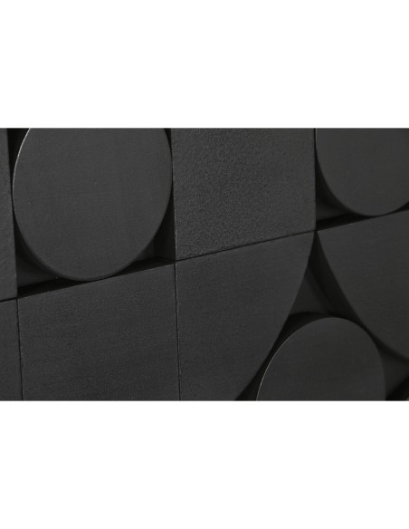 Décoration murale Home ESPRIT Noir Abstrait Moderne 81 x 3,8 x 117 cm