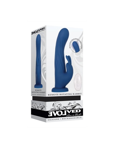 Vibrateur G-Spot Evolved Rabbit Bleu