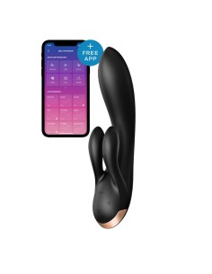 Vibration de Stimulation Double Satisfyer Flex Noir 2
