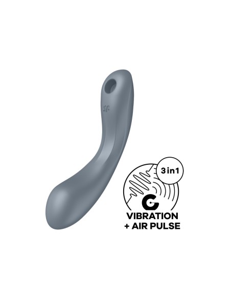 Aspirateur à clitoris Satisfyer Curvy Trinity 1 Gris