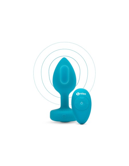 Plug Anal B-Vibe Vibrating Jewel Bleu S/M