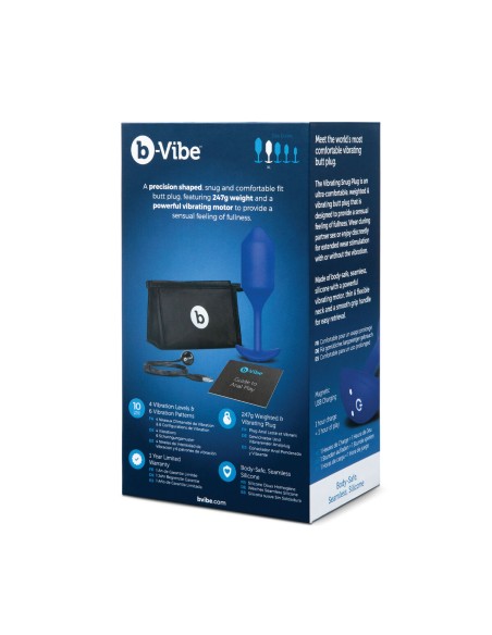 Plug Anal B-Vibe Vibrating Bleu