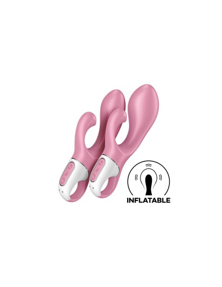 Vibrateur G-Spot Satisfyer Air Pump Bunny 2 Light Rose