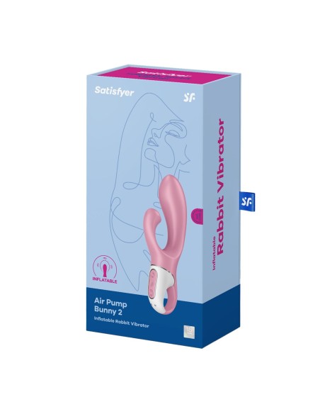 Vibrateur G-Spot Satisfyer Air Pump Bunny 2 Light Rose