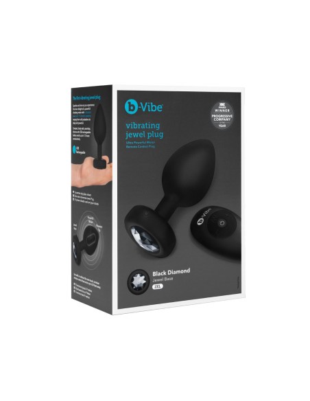 Vibromasseur B-Vibe Vibrating Jewel Noir XXL