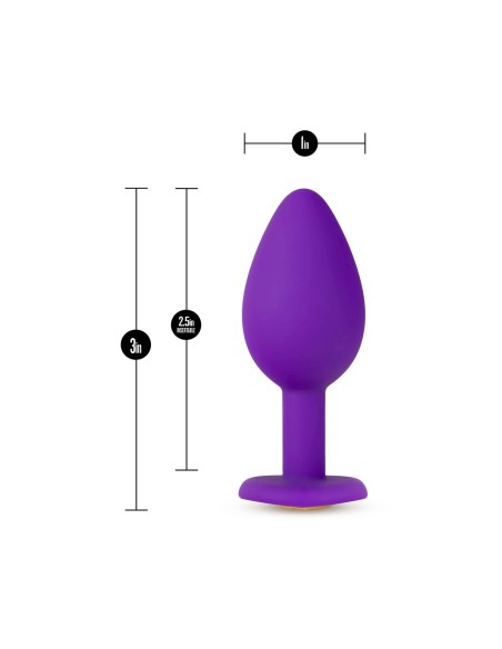 Plug Anal Blush Temptasia Violet (7,6 cm) (6,3 cm)