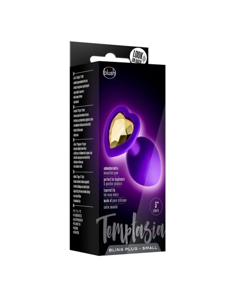 Plug Anal Blush Temptasia Violet (7,6 cm) (6,3 cm)