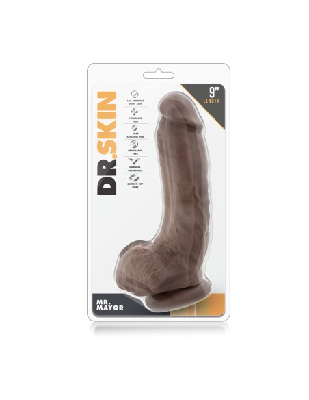 Gode réaliste Blush Dr Skin PVC Ø 5,3 cm (16,5 cm)