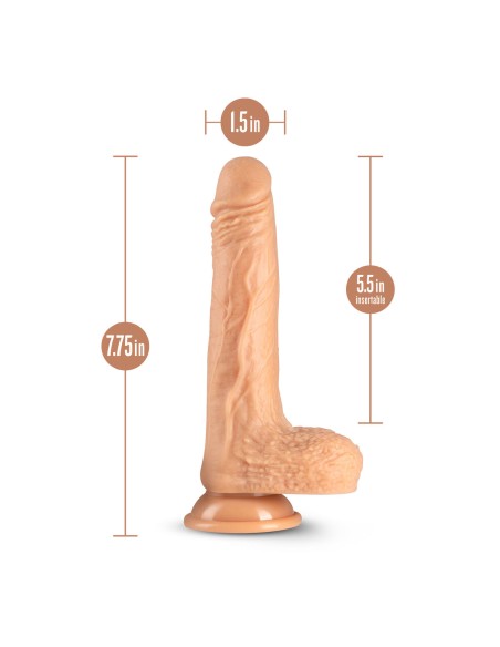 Gode réaliste Blush Dr Skin Silicone ABS Ø 3,5 cm (13,9 cm) (19,6 cm)