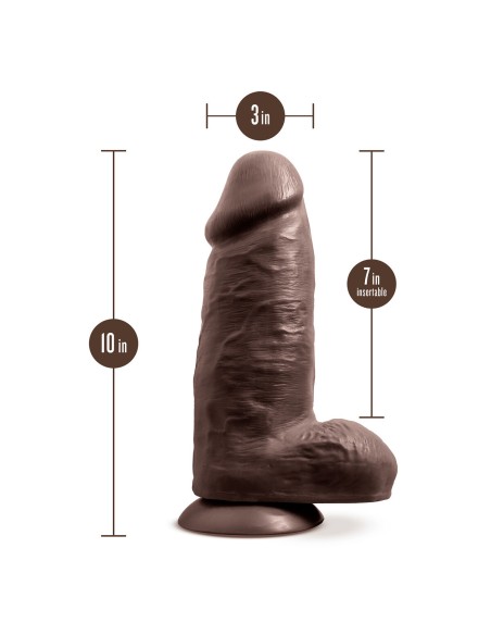 Gode réaliste Blush Au Naturel TPE Ø 7,6 cm (17,8 cm)