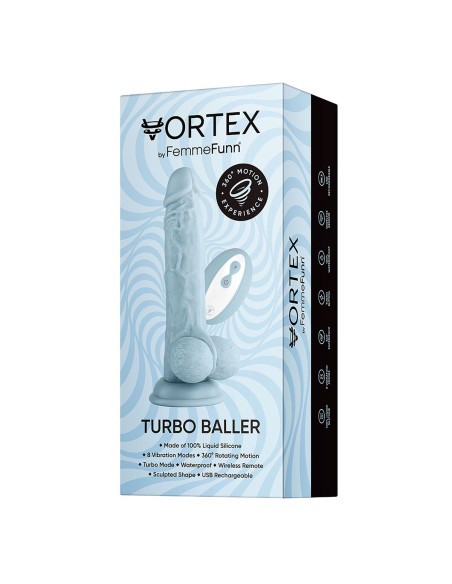 Vibromasseur FemmeFunn Vortex Bleu