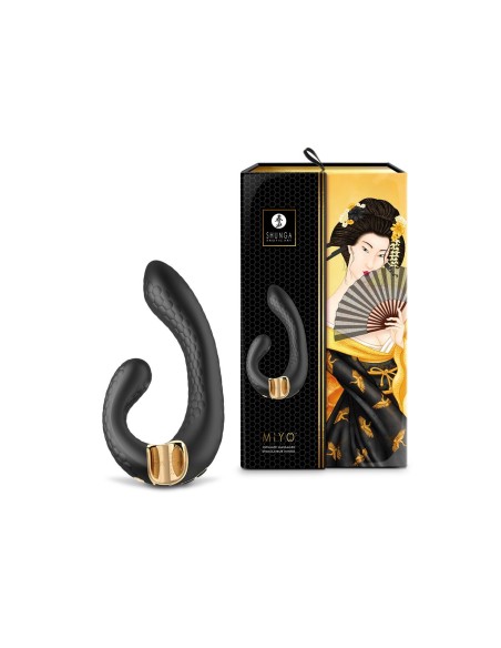 Vibration de Stimulation Double Shunga Miyo Noir