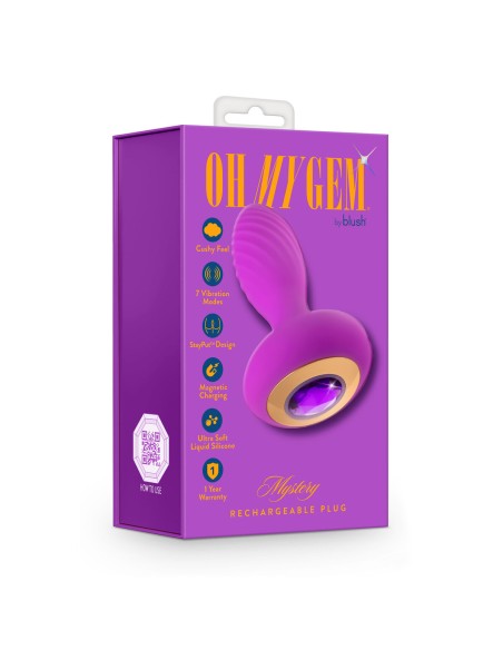 Gplug Petit Néon Rose Blush Oh My Gem Violet (7,6 cm)