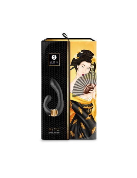 Vibration de Stimulation Double Shunga Miyo Noir