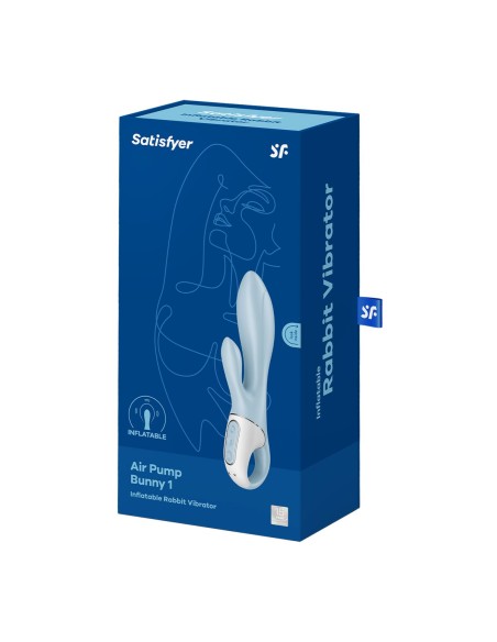 Vibration de Stimulation Double Satisfyer Bleu