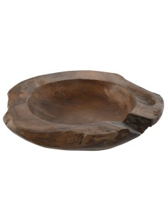 Centre de Table Home ESPRIT Naturel Brun foncé 45 x 45 x 6 cm