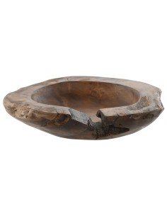 Centre de Table Home ESPRIT Naturel Brun foncé 45 x 45 x 6 cm 2