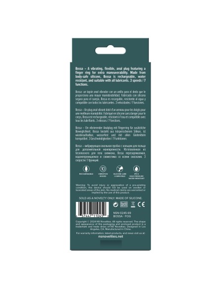 Plug Anal NS Novelties Lust-n-Dreams Blanc (8,2 cm)