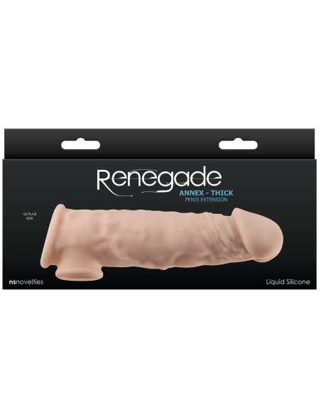 Manchon de pénis NS Novelties Renegade Viande 18,6 x 4,3 x 5,5 cm