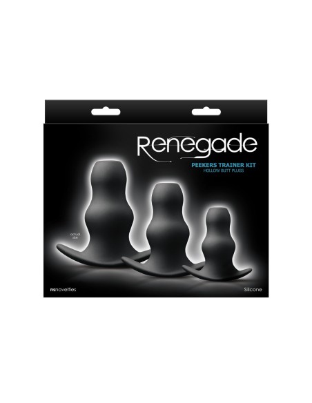 Plug Anal NS Novelties Renegade Noir (8,3 cm) (8,9 cm) (6,4 cm)