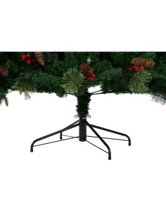 Sapin de Noël DKD Home Decor Rouge Vert Polyéthylène 100 x 100 x 180 cm 2
