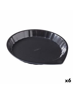 Moule à gâteaux Pyrex Magic Noir Métal Plat Rond Ø 27 cm 6 Unités
