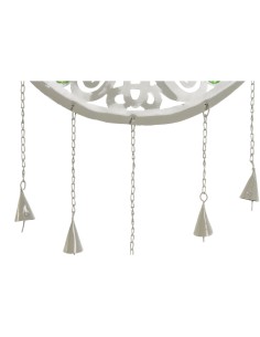 Décoration Suspendue DKD Home Decor Arbre Bleu Blanc Gris Rose 33 x 3 x 81 cm (4 Unités) 2
