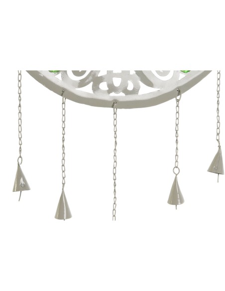 Décoration Suspendue DKD Home Decor Arbre Bleu Blanc Gris Rose 33 x 3 x 81 cm (4 Unités)
