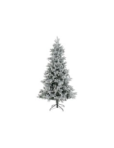 Sapin de Noël DKD Home Decor Blanc Vert Polyéthylène Enneigé 140 x 140 x 210 cm