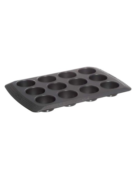 Moules à Muffins Pyrex Magic Noir 31 x 26 x 4 cm (6 Unités)