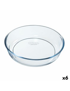 Moule à gâteaux Pyrex Classic Vidrio Transparent verre Rond 26 x 26 x 6 cm 6 Unités