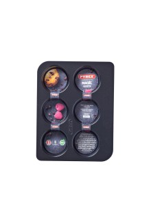 Moules à Muffins Pyrex Magic Noir 24 x 18 x 3 cm (6 Unités) 2