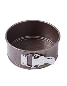 Moule amovible Pyrex Asimetria Rond Noir Métal Ø 14 cm (6 Unités) 2