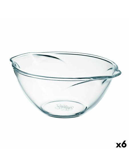 Bol mélangeur Pyrex Classic Vidrio Transparent verre 27 x 23 x 12 cm 6 Unités