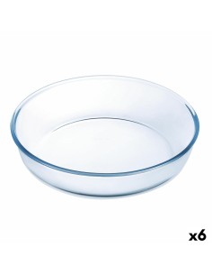 Moule à gâteaux Ô Cuisine Ocuisine Vidrio Transparent verre Rond 26 x 26 x 6 cm 6 Unités