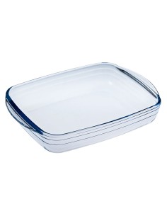 Moule rectangulaire Ô Cuisine Ocuisine Vidrio Transparent verre 23 x 15 x 5 cm Rectangulaire (6 Unités) 2