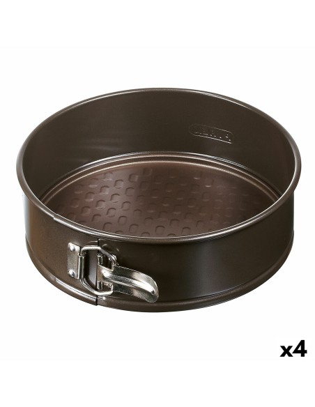Moule pour four Pyrex Asimetria Rond Métal 4 Unités Ø 26 cm