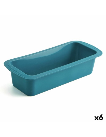 Moule amovible Quid Silik One Bleu Plastique (27,5 x 12 cm) (Pack 6x)