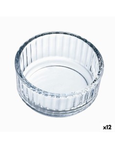 Moule à flan Pyrex Classic Vidrio Transparent verre 10 x 10 x 5 cm Rond (12 Unités)