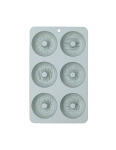 Moule à pâtisserie Quid Ozon Vert Silicone (12 Unités) 2